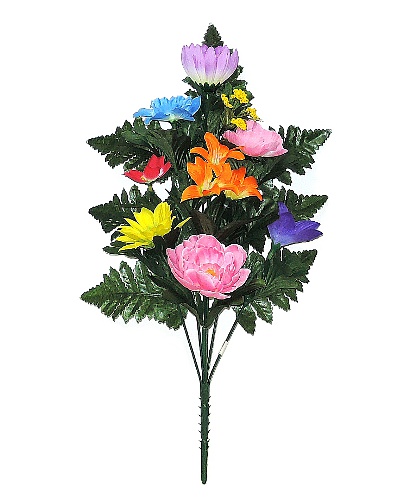 造花 仏花ボタン入り